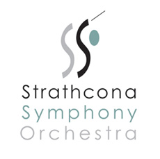 Strathcona symphony logo design image