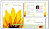 Link to comox hospice annual report design