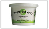 tree island yogurt packaging design