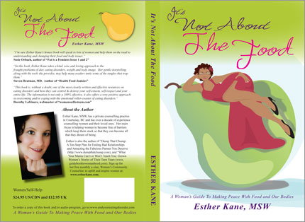 It's not about the food book jacket/cover design