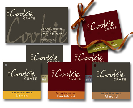 The Cookie Crate Pakcaging design samples