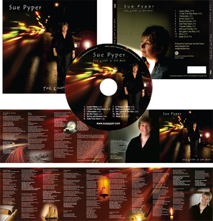 Sue Pyper CD packaging design